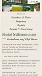 Mobile Screenshot of ferienhaus-hof-thorn.de
